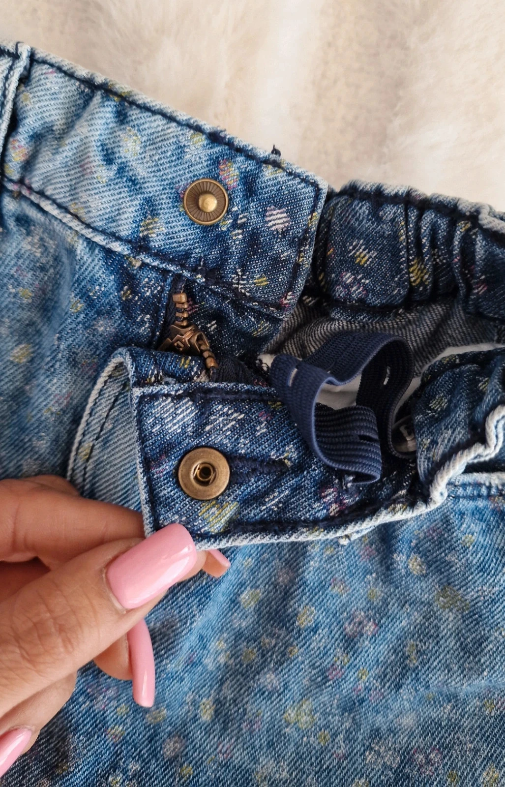 Saia jeans feminina Tape à l’üeil  8 anos (128 cm)  Muito bom estado – photo 5